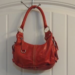 Red Leather Women's Bag